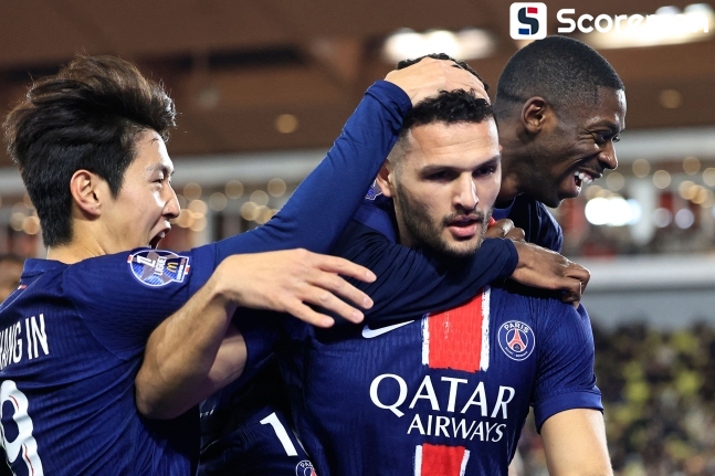 교체출전 이강인 결승골 도움...PSG는 모나코에 4-2 승리